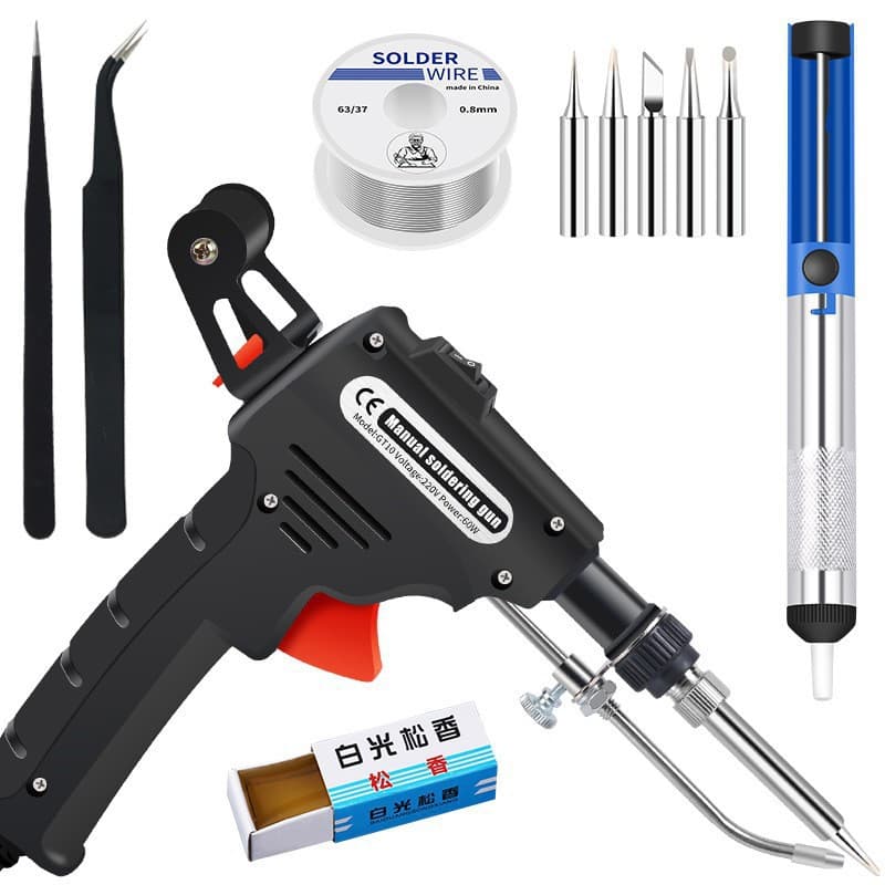 Best-selling Manual Electric Soldering Gun External/Internal Heating 60W Soldering Iron Automatic Soldering Kit