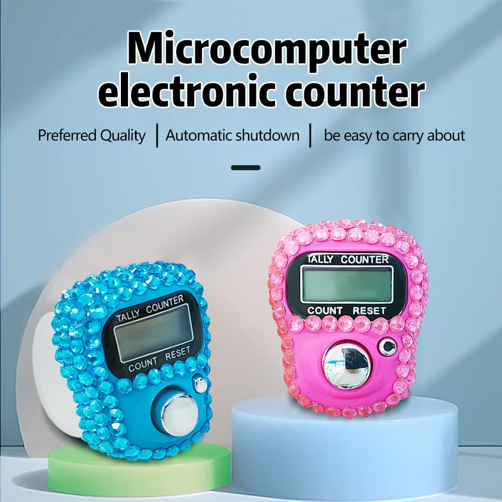 Finger Electronic Counter 1011K Universal Diamond Ring Counter Ring Mini Counter People Flow Counter