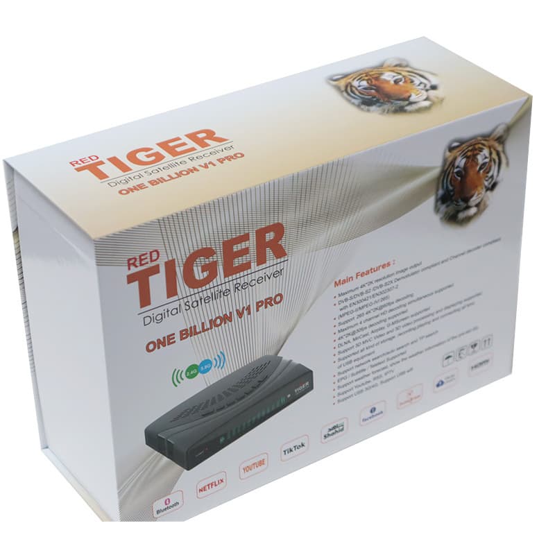 Source Factory Digital Product Packaging Gift Box Router Magnetic Flip Cover Book Box Packaging Box Custom Paper Box