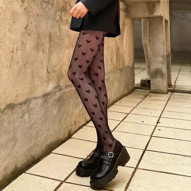 Cross-border trade Kuromi fishnet stockings, Kuromi girl fishnet stockings, sexy hot girl stockings, personality tights