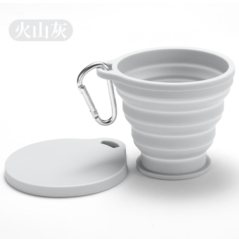Food-Grade Silicone Foldable Cup Portable Outdoor Travel Collapsible Mouthwash Cup Unbreakable Stock Wholesale