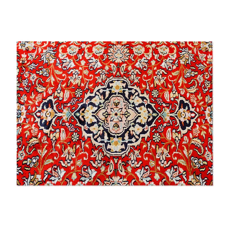 Cotton and linen bohemian printed placemats, kitchen table mats, heat-insulating mats, festive decorative waterproof fabric placemats