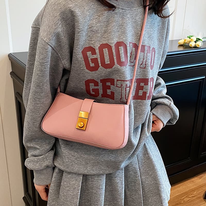 Fashion Women's Elegant Underarm Bag Women's 2025 New High-end Sense Niche General Bag Vintage Shoulder Crossbody Bag
