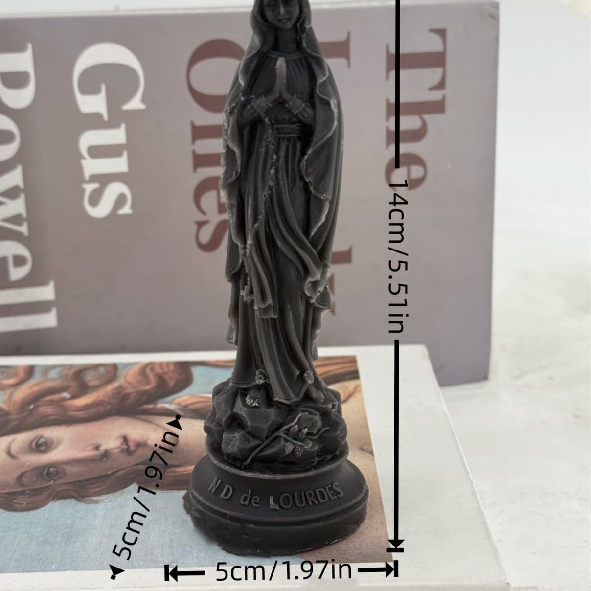 European Virgin Mary Scented Candle Premium Decorative Figure