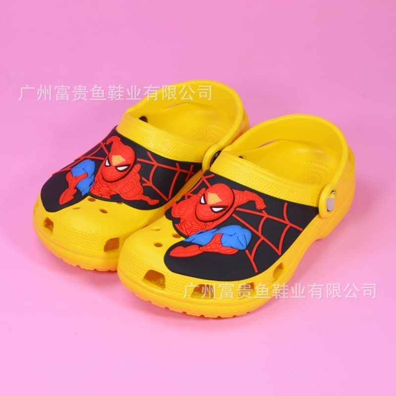 2025 Cartoon Kids Croc Sandals Summer Non-Slip Durable EVA Sandals Outdoor Beach Slippers