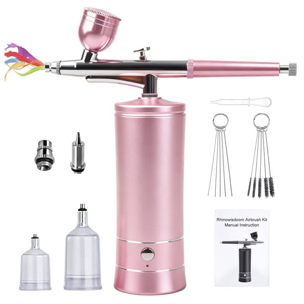 Portable handheld electric spray gun/airbrush for coloring, beauty, nail art, painting, and oxygen infusion in foreign trade and cross-border e-commerce.