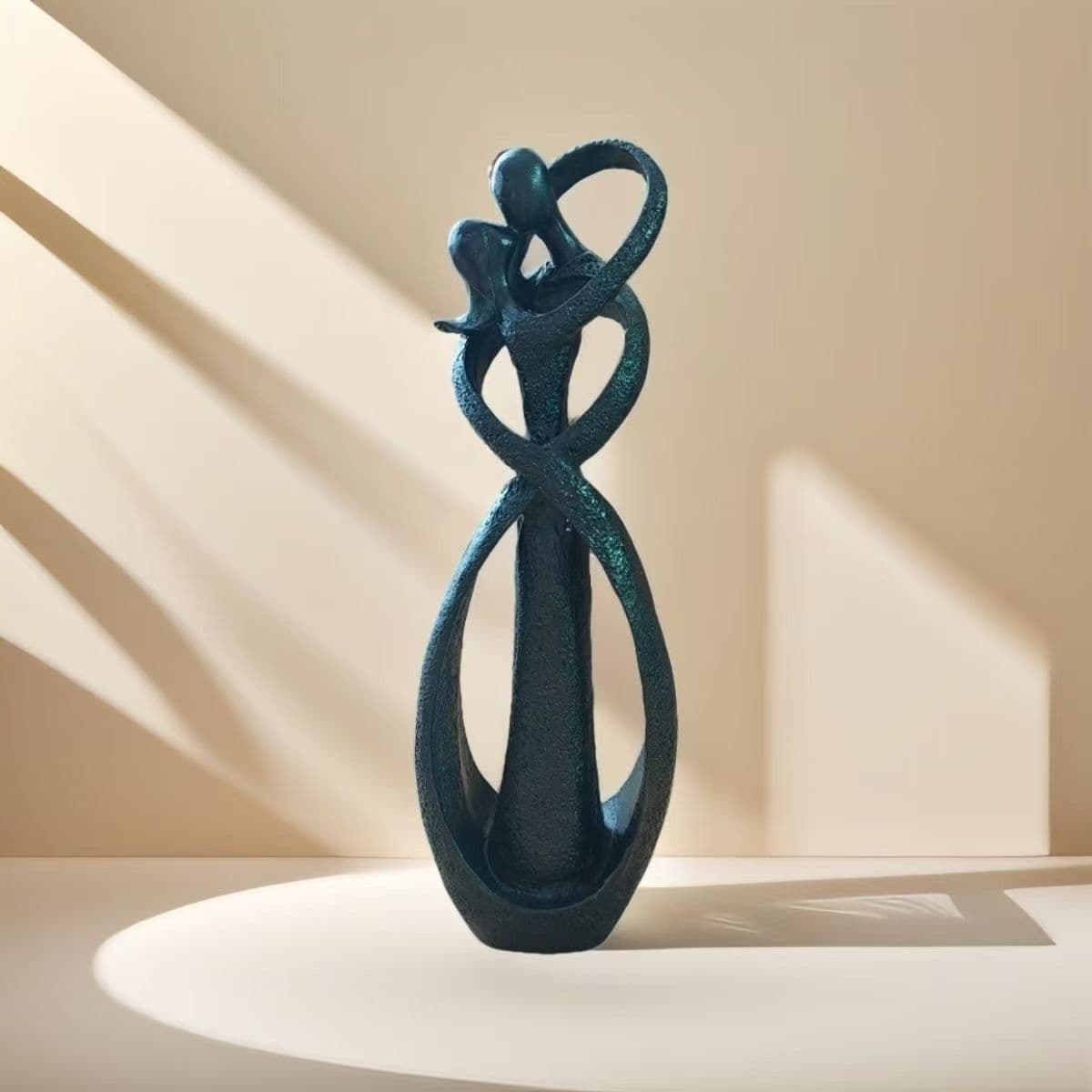 Sandstone Abstract Figurine Art Ornament for Living Room Home Decor, Creative Modern Resin Minimalist Crafts