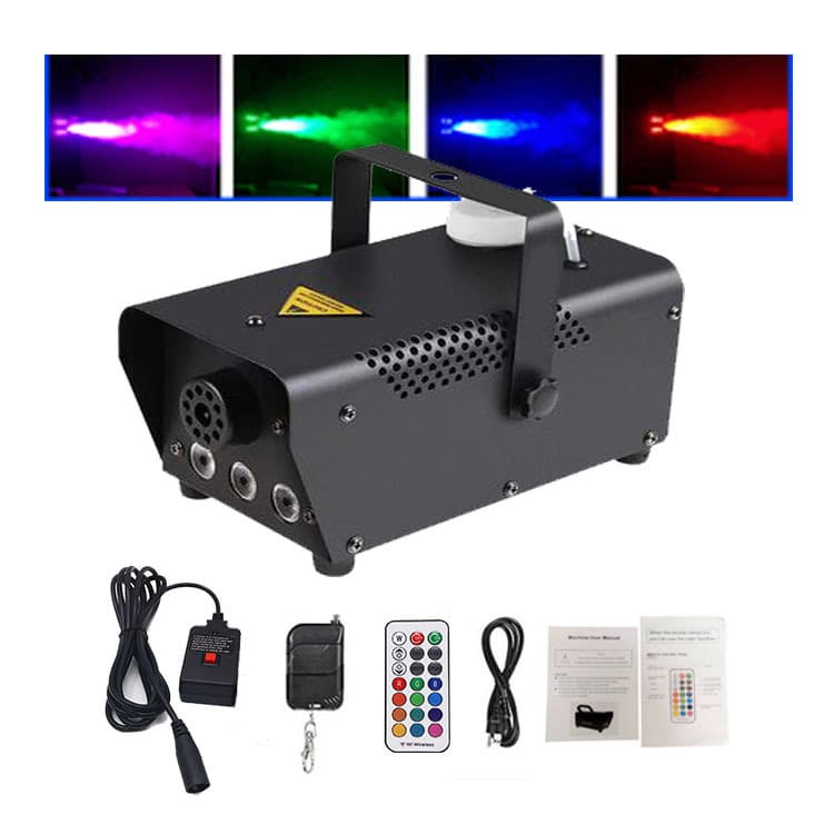 New Remote Control LED 500W Smoke Machine Stage Light Wedding Small Smoke Machine Fog Machine