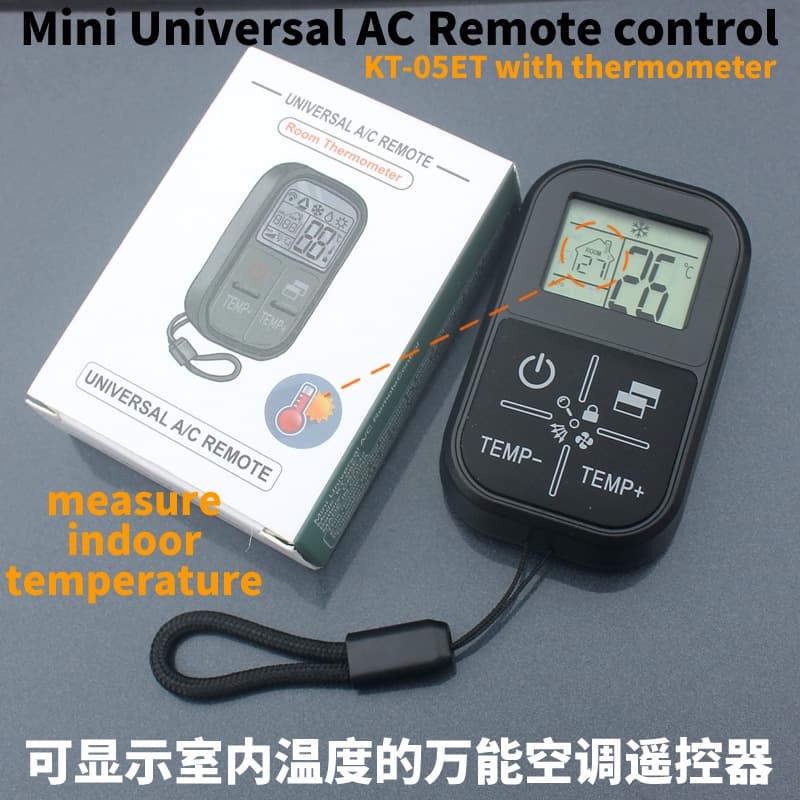 Mini Universal A/C Remote Control KT-06E
