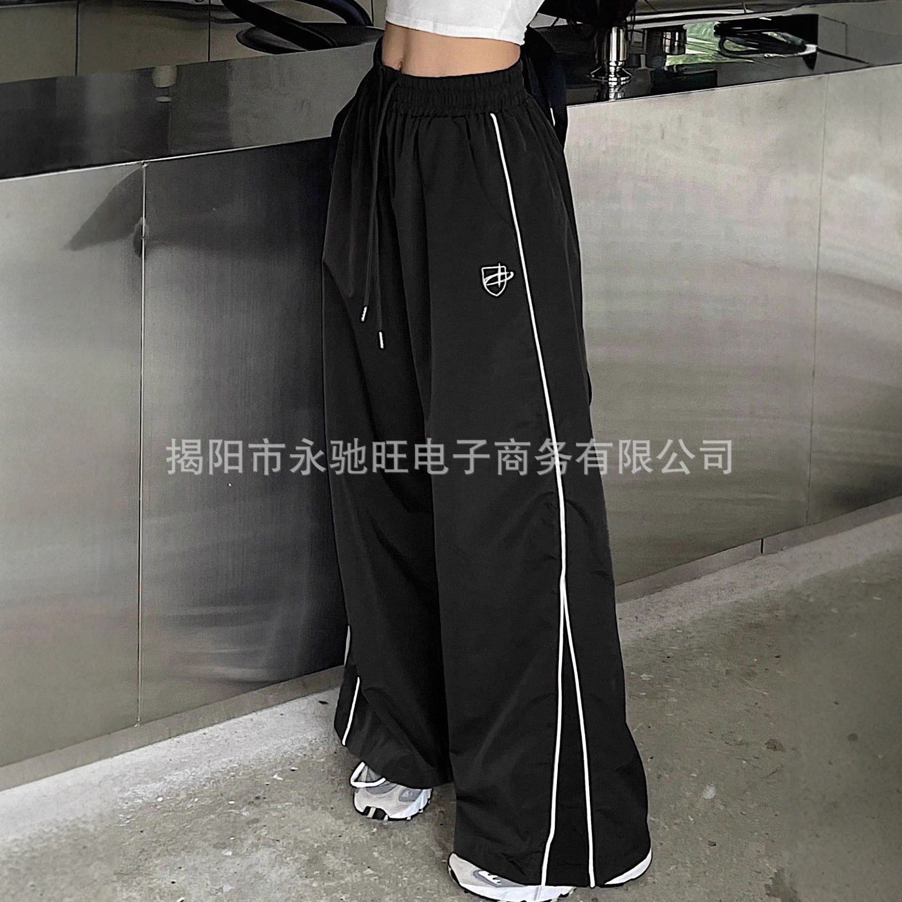 Fashionable Summer New Washed Casual Loose Fit Quick-Dry Cargo Pants for Women, Japanese Style Versatile