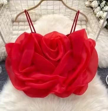 Pure and alluring floral camisole for women, summer design, unique and sexy style, perfect for vacation wear.