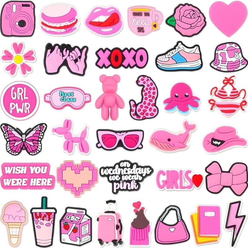 Cute and Fresh-Style Clog Shoes, Shoe Charms, Shoe Buckles, DIY Accessories, Decorative Buckles, Accessories in Stock for Wholesale