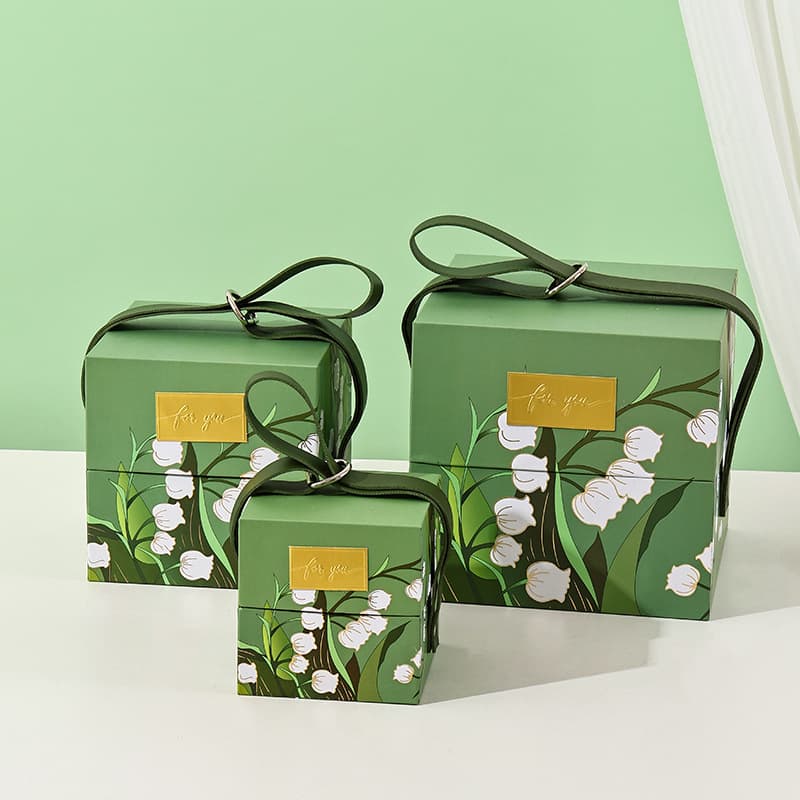 Wedding Orchid Gift Box, Wedding Candy Box, Bridesmaid Fashion High-End Portable Chinese Style Gift Box, Birthday Gift Box