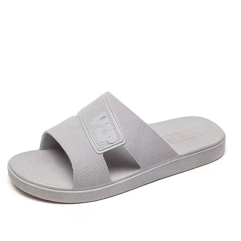 [Clearance Sale] Men's Summer Slippers, Indoor Anti-friction Comfortable Soft Sole Outdoor Thick Sole Bathroom Plus Size Slippers