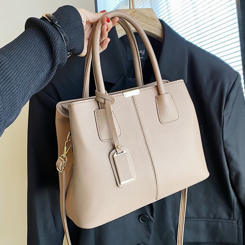 2026 New Fashionable Tote Bag with High-Quality Cross-Border Design, Large Capacity, Commuter Handbag, Shoulder Bag/Crossbody Bag