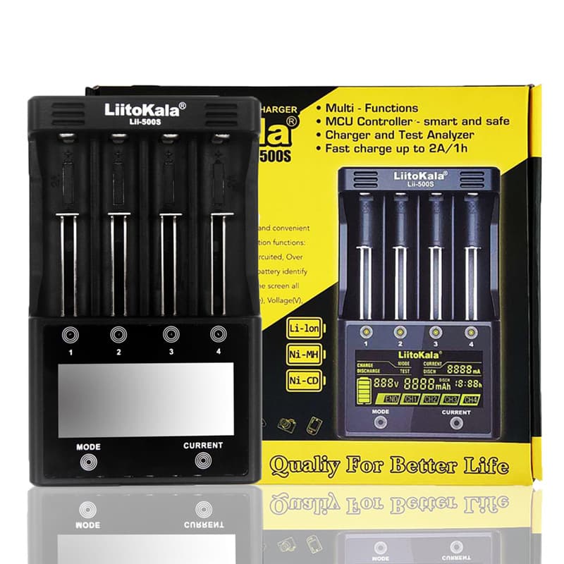 Cross-Border Supply Liitokala Lii-500S Lcd Display Lithium Battery Charger Can Measure Capacity