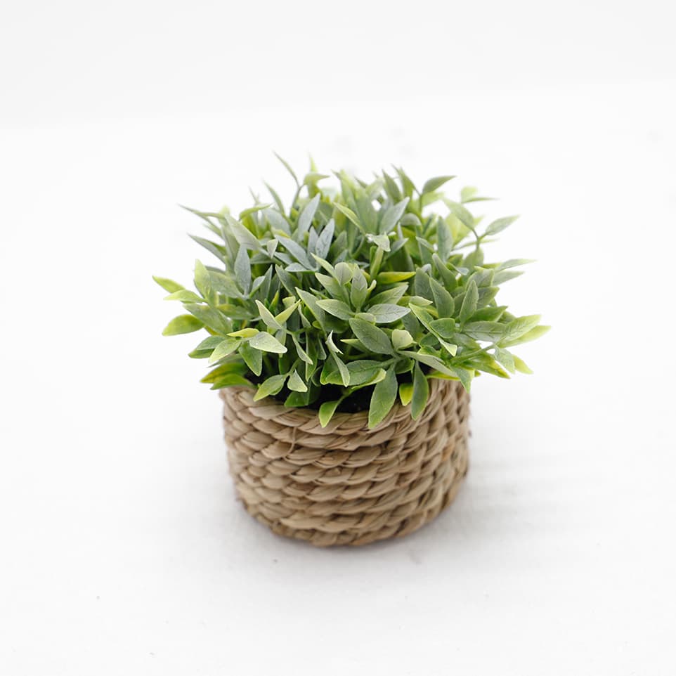 Amazon Best-Selling Mini Potted Artificial Eucalyptus Plant Decoration for Home, Fake Greenery Eucalyptus Potted Plant