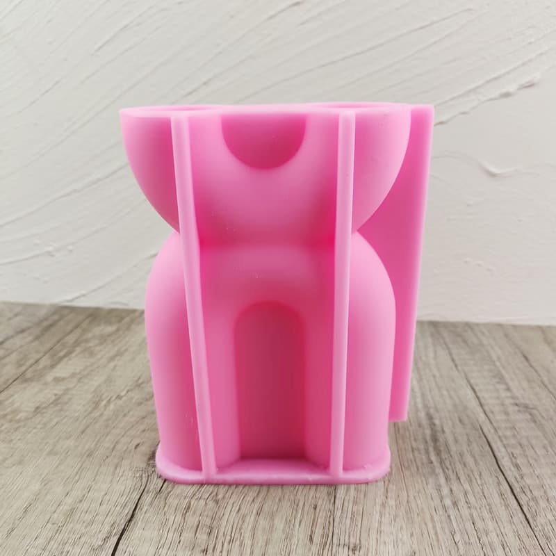 Hengzhi New U-Shaped Candle Silicone Mold DIY Resin Plaster Home Decor Tool