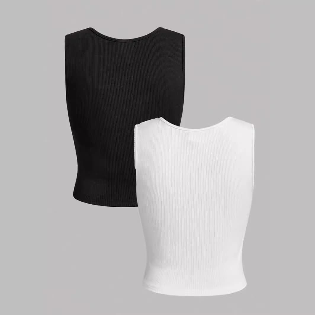 European and American cross-border women's clothing 2024 summer new arrivals fashion slim sexy solid color strapless inner layer vest wholesale
