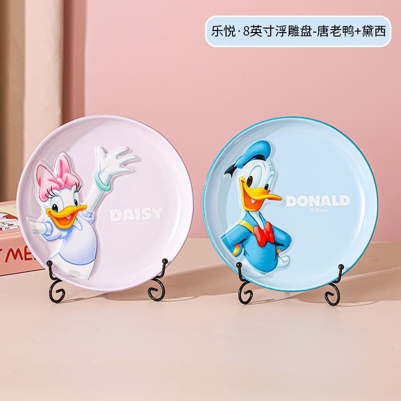 Mickey Rice Bowl Set Embossed Ceramic Tableware High Appearance Christmas Gift Box