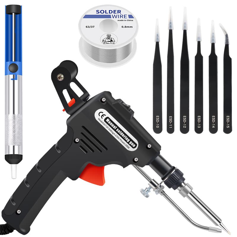 Cross-border Source Handheld External Heating Internal Heating Soldering Gun Electric Soldering Iron Kit Manual Solder Feed Iron 60W