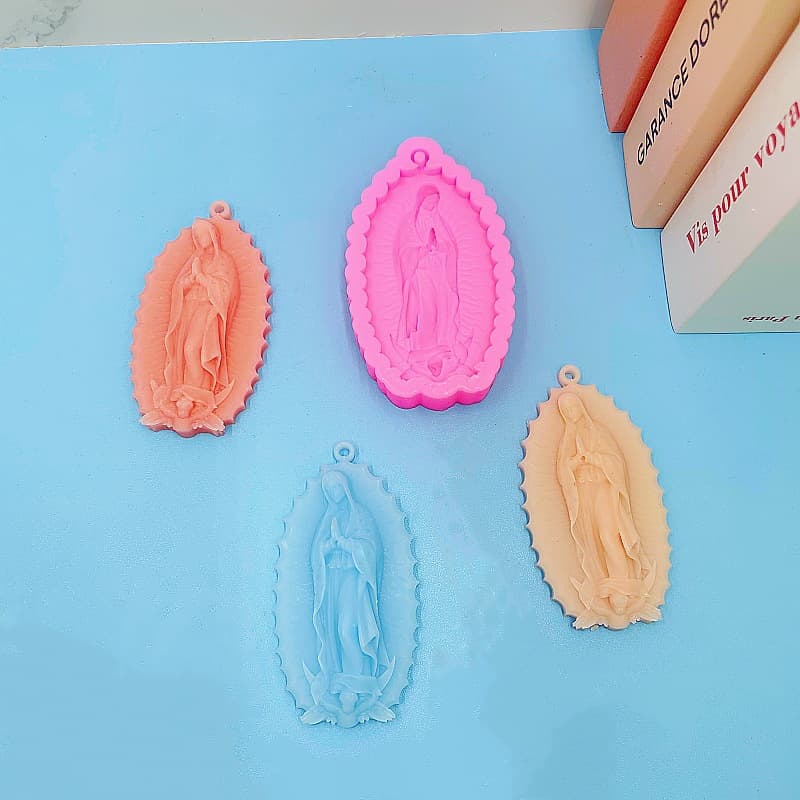 Angel Silicone Mold Mother Angel Keychain Mold Phone Charm Accessory