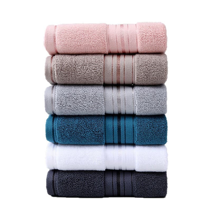 Thickened 34*34 Pure Cotton Large Face Towel, Hotel-Quality All-Cotton Hand Towel, Absorbent Small Towel, Wholesale for Cross-Border