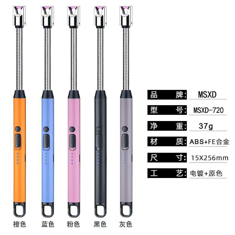 Gas Stove Arc Pulse Ignition Stick for Lighting Aromatherapy Candles, Windproof Electronic Igniter, Gas Extended Lighter