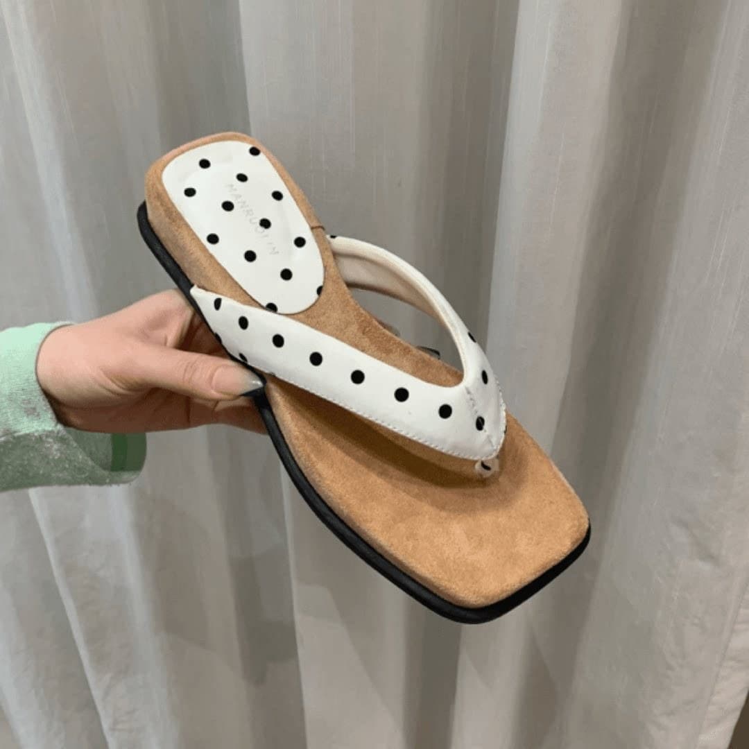 Wedge Flip Flop Sandals Summer Casual Thick Sole