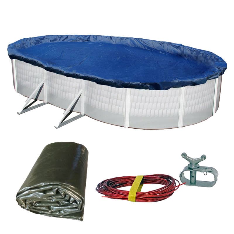 Best-selling Pool Cover Waterproof Tarp for Winter Spring in Europe and America with Accessories