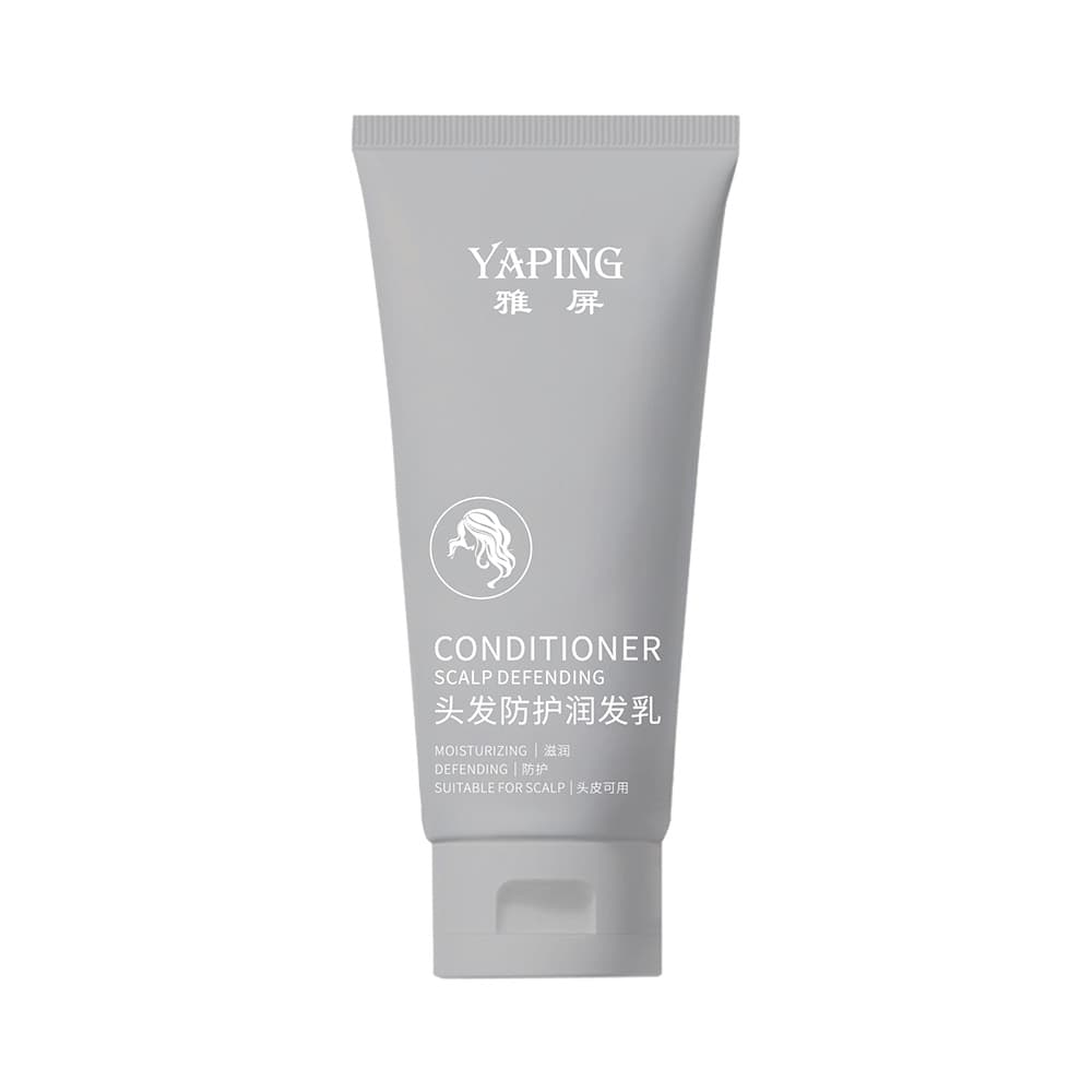 Ya Ping Scalp Protection Conditioner moisturizes hair, leaving it smooth, shiny, and repairing dry, split ends, frizz, and damaged hair, preventing it from becoming flat.