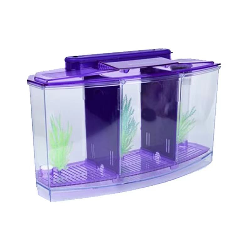 Mini Fish Tank Aquarium Betta Fish Box Betta Tank Office Small Tropical Fish Tank Fry Hatchery