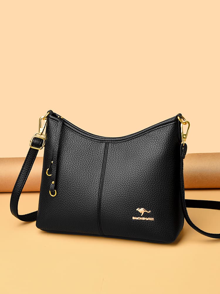 Large Capacity Women's Bag 2025 New Urban Simple Crossbody Bag Fashion Versatile Shoulder Bag Middle-aged Mother Handbag