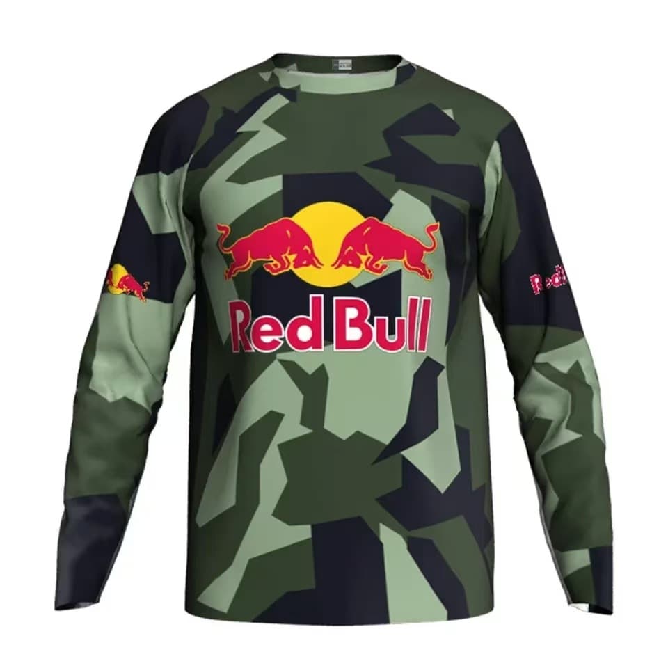 New Cross-Border Autumn Men's Long-Sleeve T-Shirt Breathable Sports Quick-Dry Motorcycle Racing Suit Amazon AliExpress