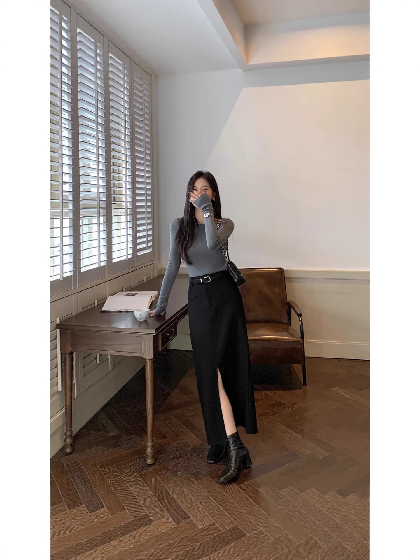 Boat Neck Sweater for Women, Slim Fit Base Layer Knit Top