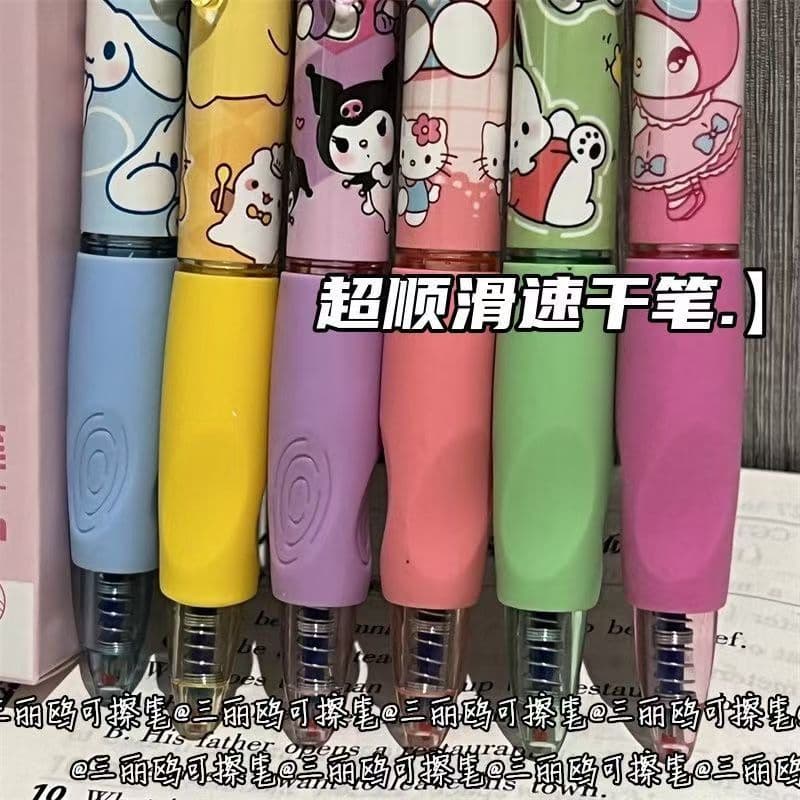Cute Sanrio Erasable Blue Ins Style Gel Pen ST Tip High Appearance Friction Erasable Blue Quick-Dry Pen