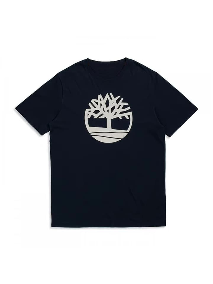 Cross-border 180g 2025 New Kennebec River Short Sleeve T-Shirt with Tree Logo Top Summer Men's Clothing