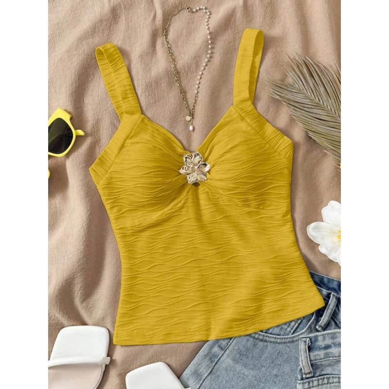 Q 17967 Flower Camisole Vest (Floral Decorated Camisole Vest, available on AliExpress)