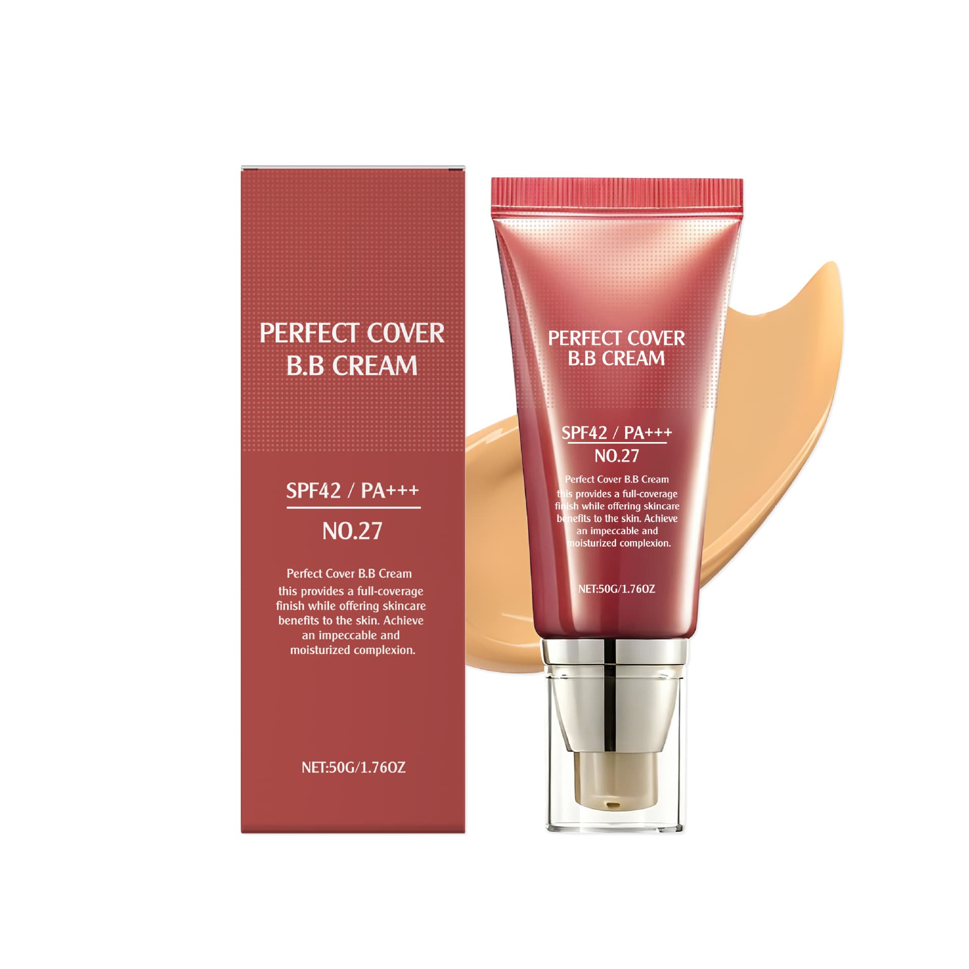 Soft Modifying BB Cream (Deep Skin Tone), Lightweight Locking Skin Tone Harmonizing Matte Clear Watery BB Cream