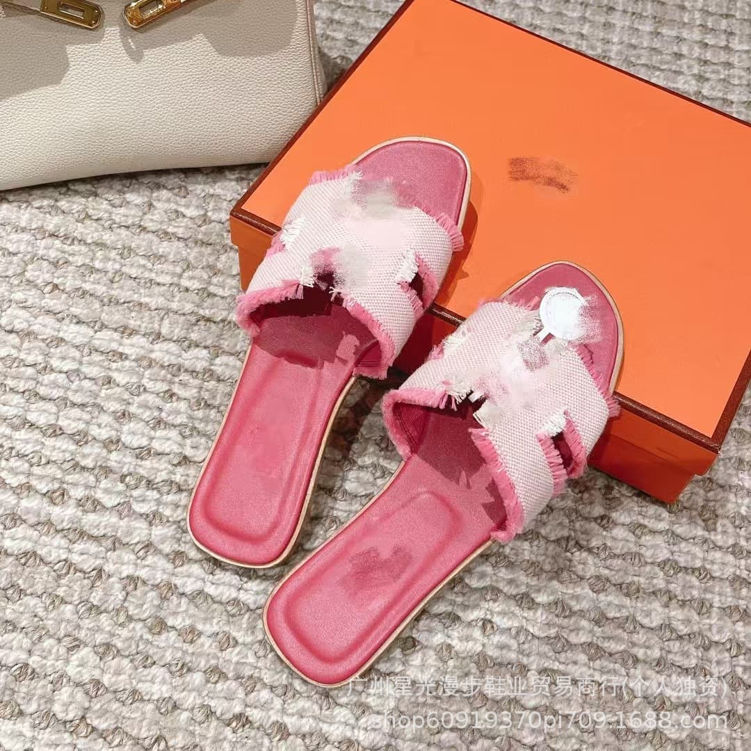 ai Slides Women 2024 Summer New Daily Home Casual Beach Non Slip Flat