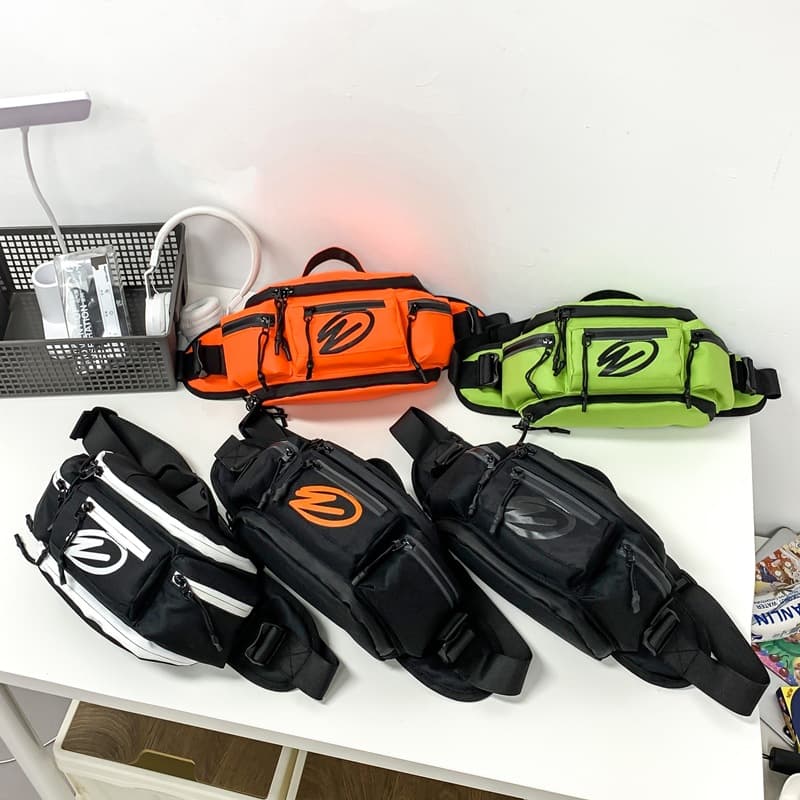 Outdoor Cycling Waist Bag Reflective Design Travel Large Capacity Multi-Use Shoulder Crossbody Hiking Tactical Chest