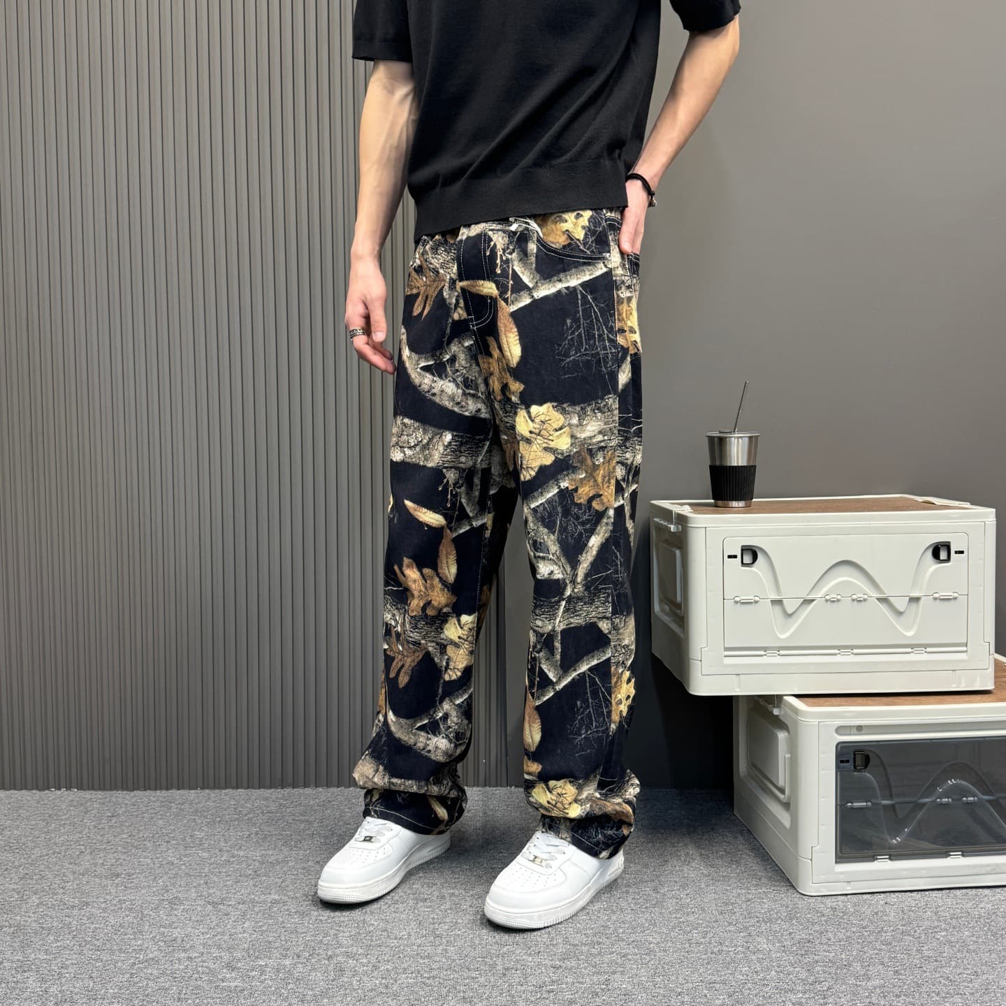 Luxury Plus Size Men's Fashion Brand 2026 Spring New Arrival: Casual Pants for Commuting