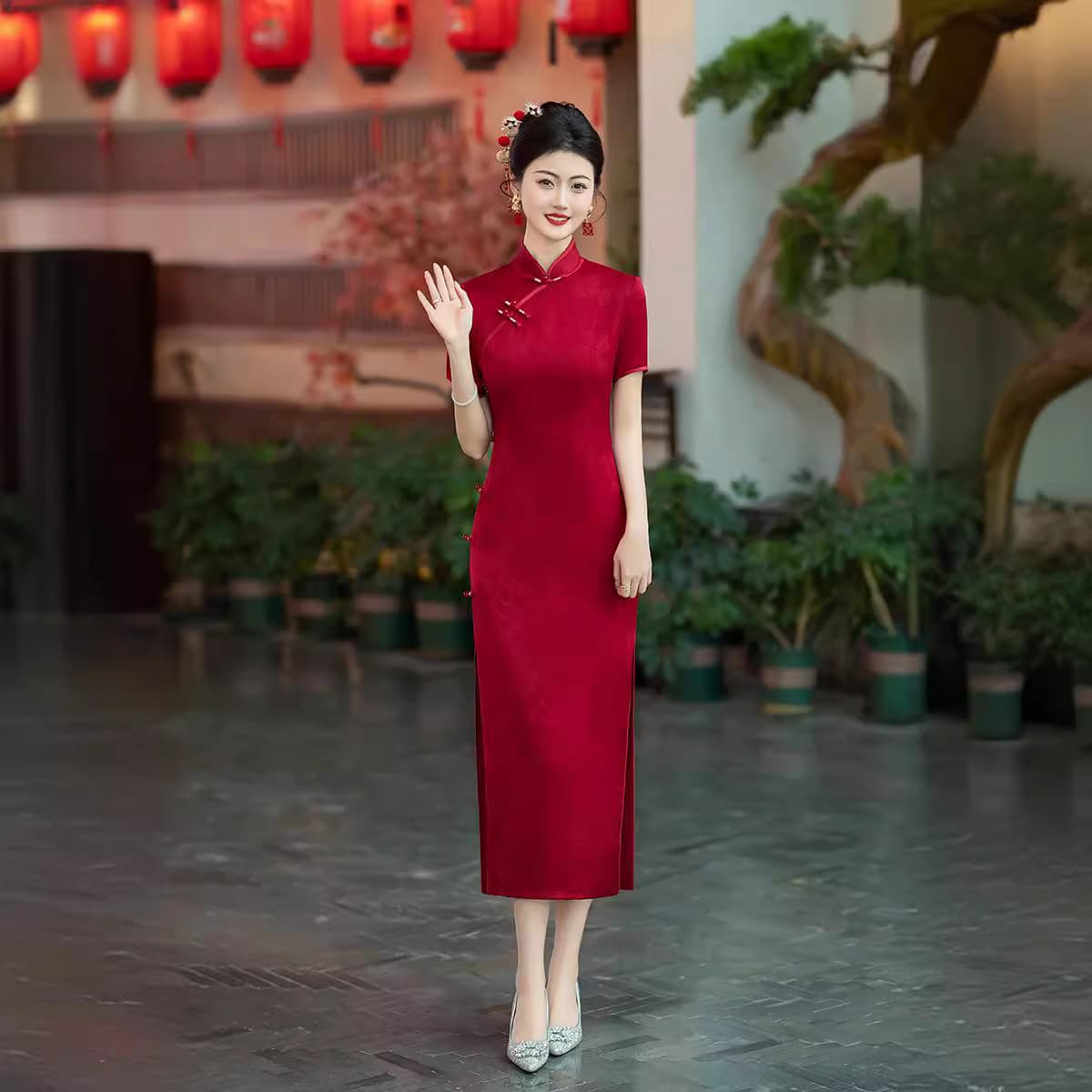 2026 Elegant Mother's Wedding Dress, Mother-in-law's Wedding Banquet Attire, Summer New Style, Dignified and Elegant Dress
