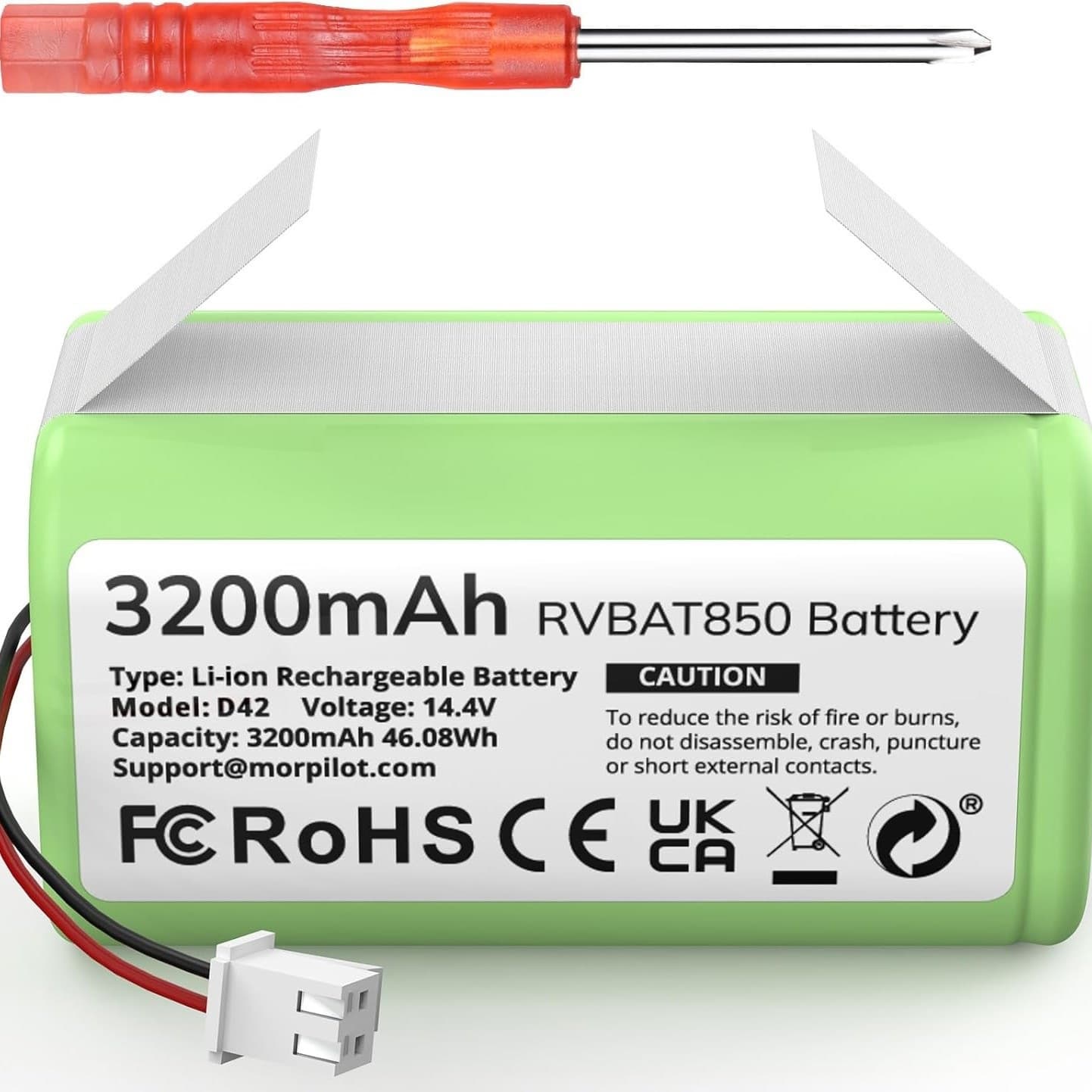 Suitable for Ecovacs King Kong 14.4V3200Mah Cr130, Deebot V780, and Cecotec N550 Lithium Batteries