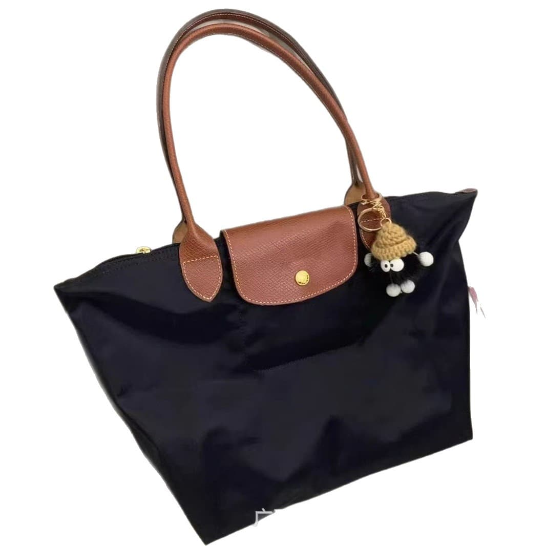 Crossborder Shoulder Tote Longchamp Bag Stock Handbag Classic Le Pliage Nylon Commuter Waterproof Lightweight Bag