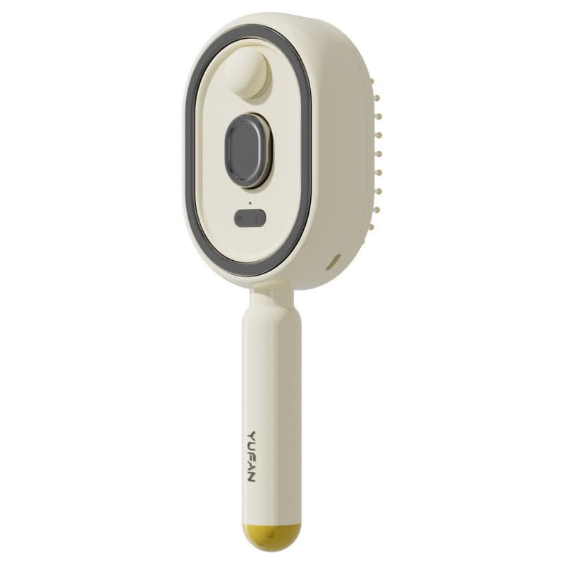 Electric Spray Air Cushion Massage Comb with Essential Oil Atomization, Self-Cleaning Anti-Static Detangling Hairbrush