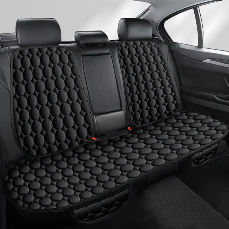 Foreign Trade Cross-Mirror Car Seat Cushion Winter Plush Backless Three-Piece Set Free of Binding Non-Slip Warm Single-Piece Seat Cushion Car Cushion