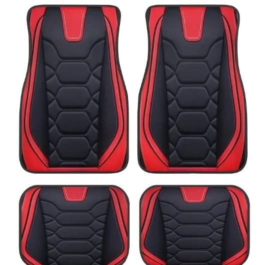 Amazon Temu Vintage Nordic Style Car Floor Mats Four-Piece Set, Stain-Resistant and Easy-Care Floor Mats