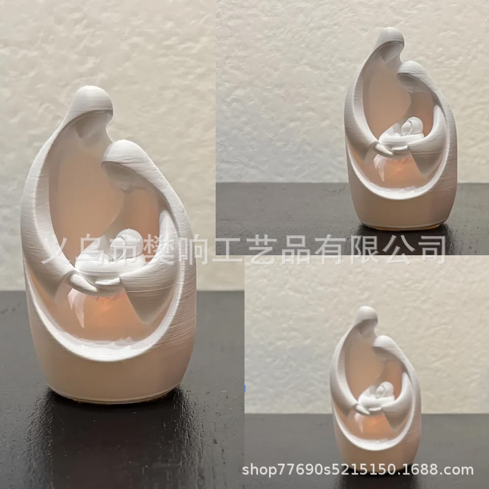 Fashion Minimalist Christmas Nativity Set Suitable for Both Traditional and Modern Home Spaces