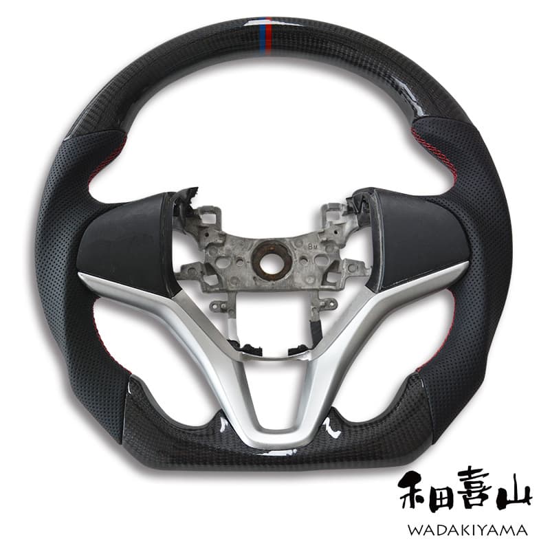 Factory direct sales, cross-border applicable Fit GK and Vezel genuine carbon fiber steering wheel, interior modification car steering wheel